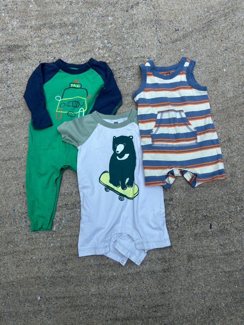 Tea Collection 3 Bundle Rompers